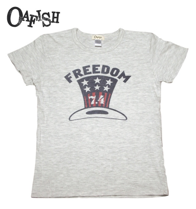 ［OAFISH］FREEDOM ショートスリーブTシャツ メンズ｜OATMEAL