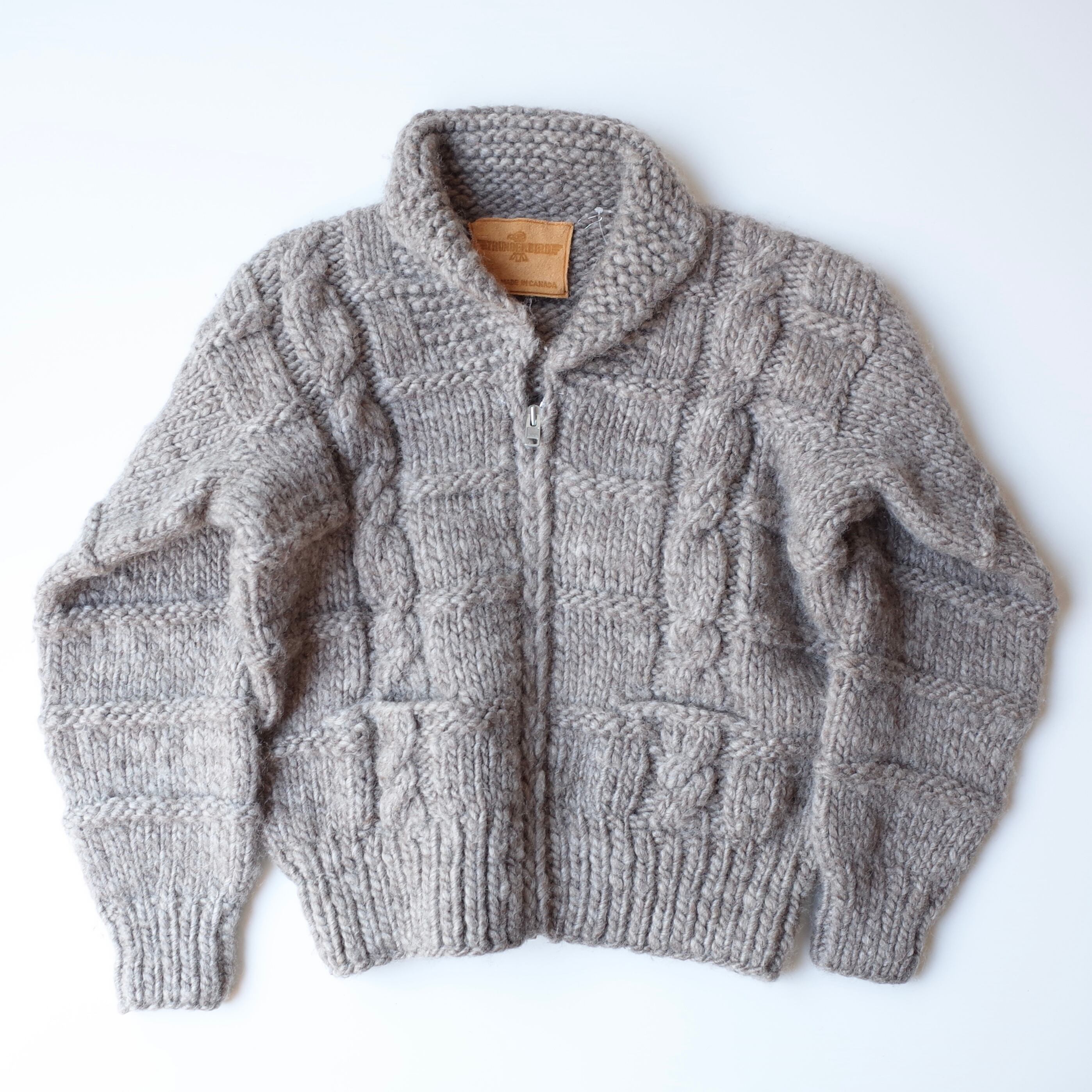 Thunderbird cowichan knit cardigan