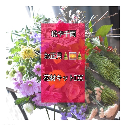 松や千両の花材キット　ＤＸ