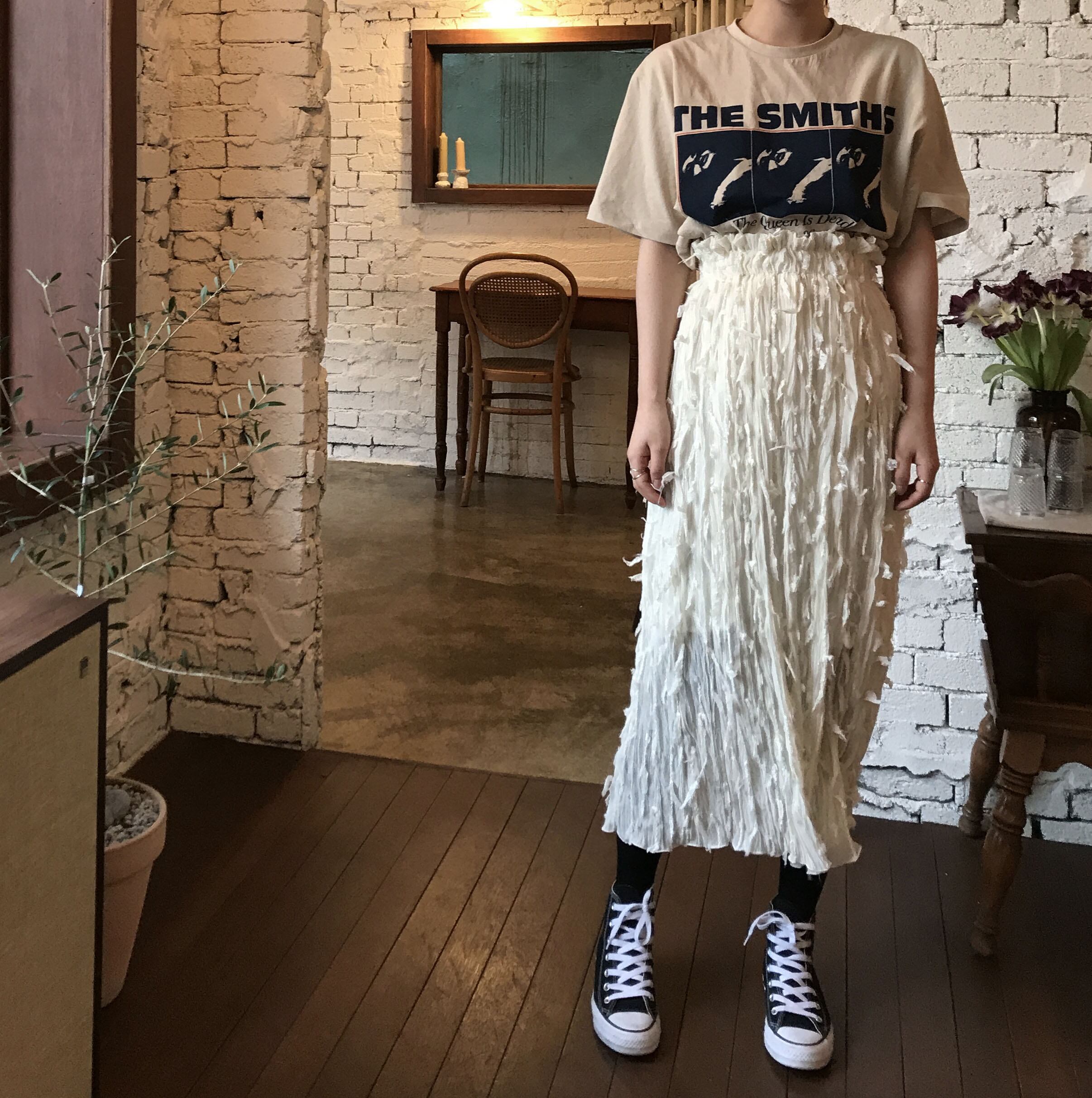 古着風 プリントTシャツ