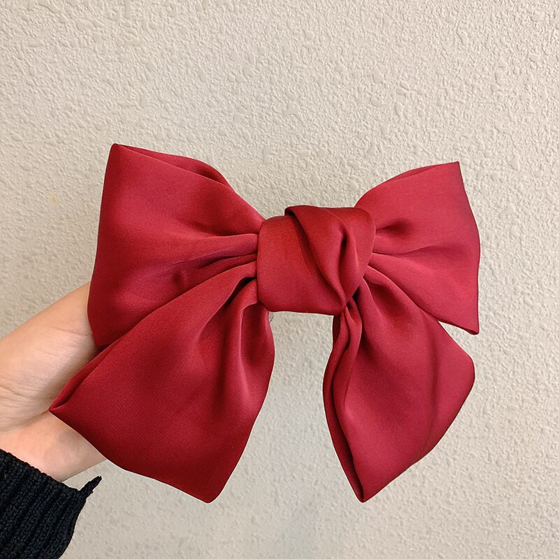 リボンヘアピン バックスプリングスタンダードアクセサリー トップス レトロ 春物 ブラック・アイド・ピーズ4915210896