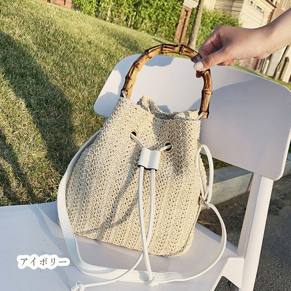巾着かごバッグ トートバッグ 2WAY 手提げ | fukuhapi アパレル商品