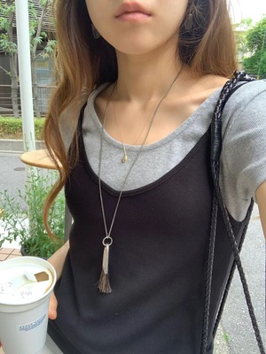 [OUNCE] curve u neck tee (即納)