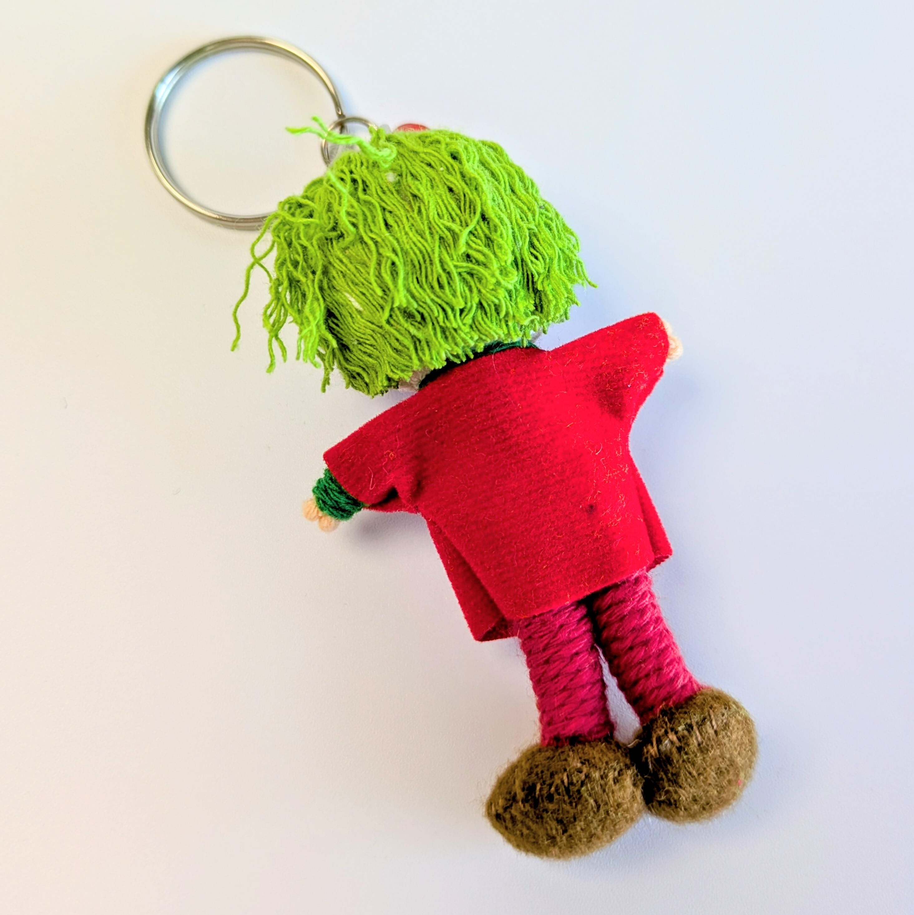 ♧【 Joker ( ジョーカー ) フォリアドゥver. / アーサーフレック / ホアキンフェニックス 】 Voodoo doll KeyHolder / ブードゥー人形 / 身代わり人形 /お守り人形 〚アメリカン雑貨 アメトイ〛