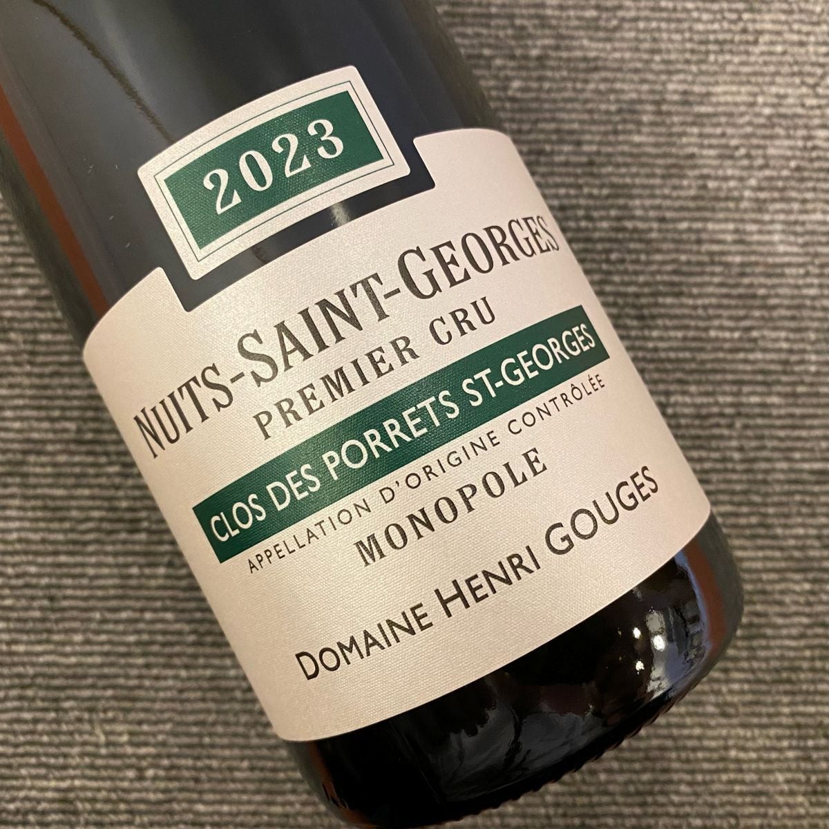 2023年 ニュイ・サン・ジョルジュ プルミエ・クリュ クロ・デ・ポレ・サン・ジョルジュ / ドメーヌ・アンリ・グージュ