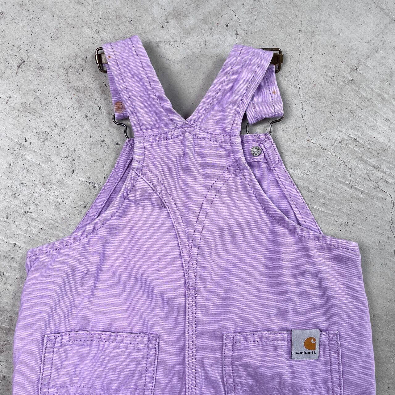 Kids】Carhartt カーハート ダック地 オーバーオール キッズ 0歳用 3-6
