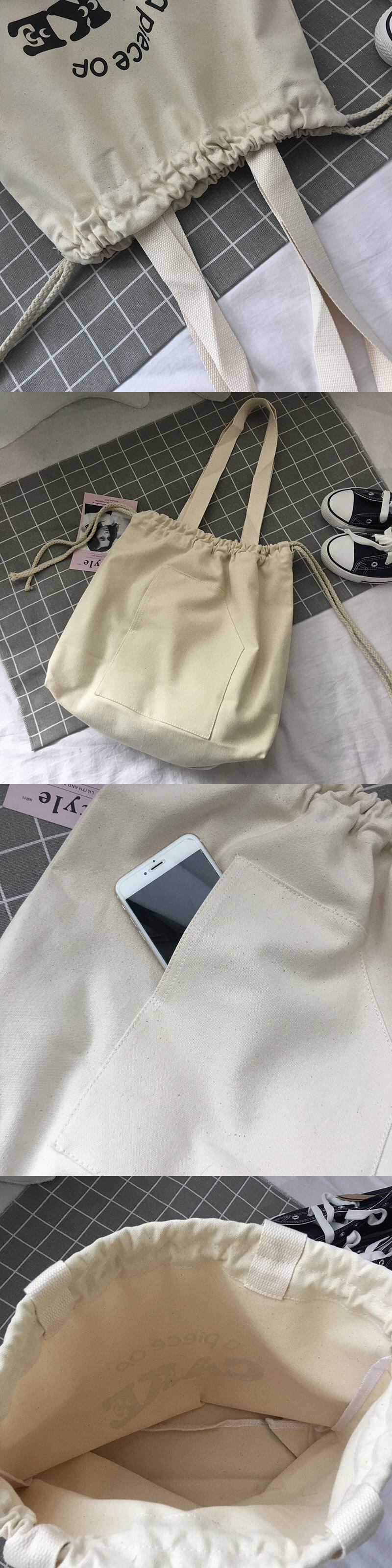 tooco　ボストンバッグ　巾着バッグ　ハンドメイド ≡新品 原宿系トートバッグ 巾着タイプ ≡セカンド ボストン