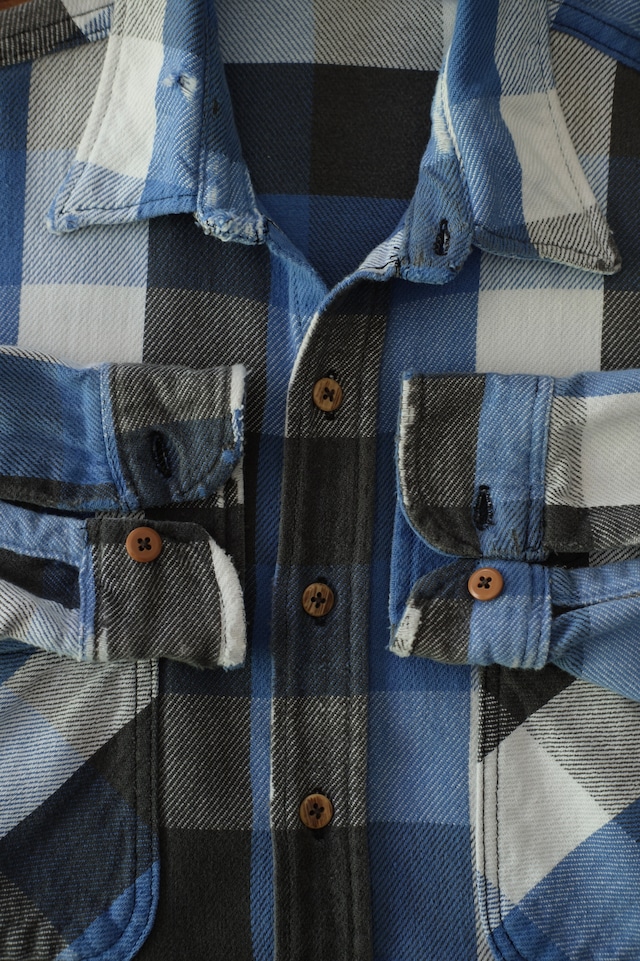 Utah/80's "unknown" heavy cotton flannel shirt