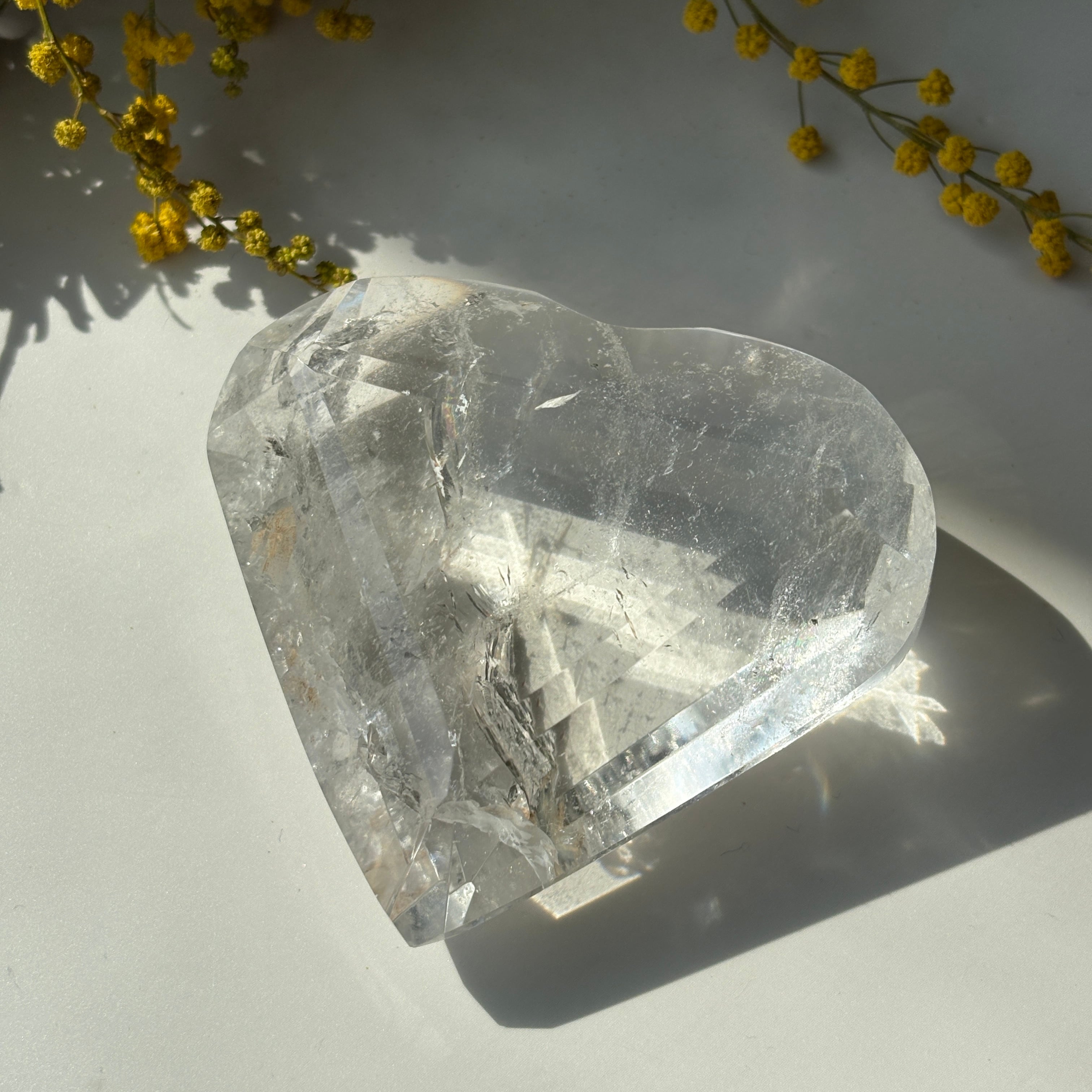トカンティンス州産 レムリアンシードクリスタル 水晶 ハート ⑤