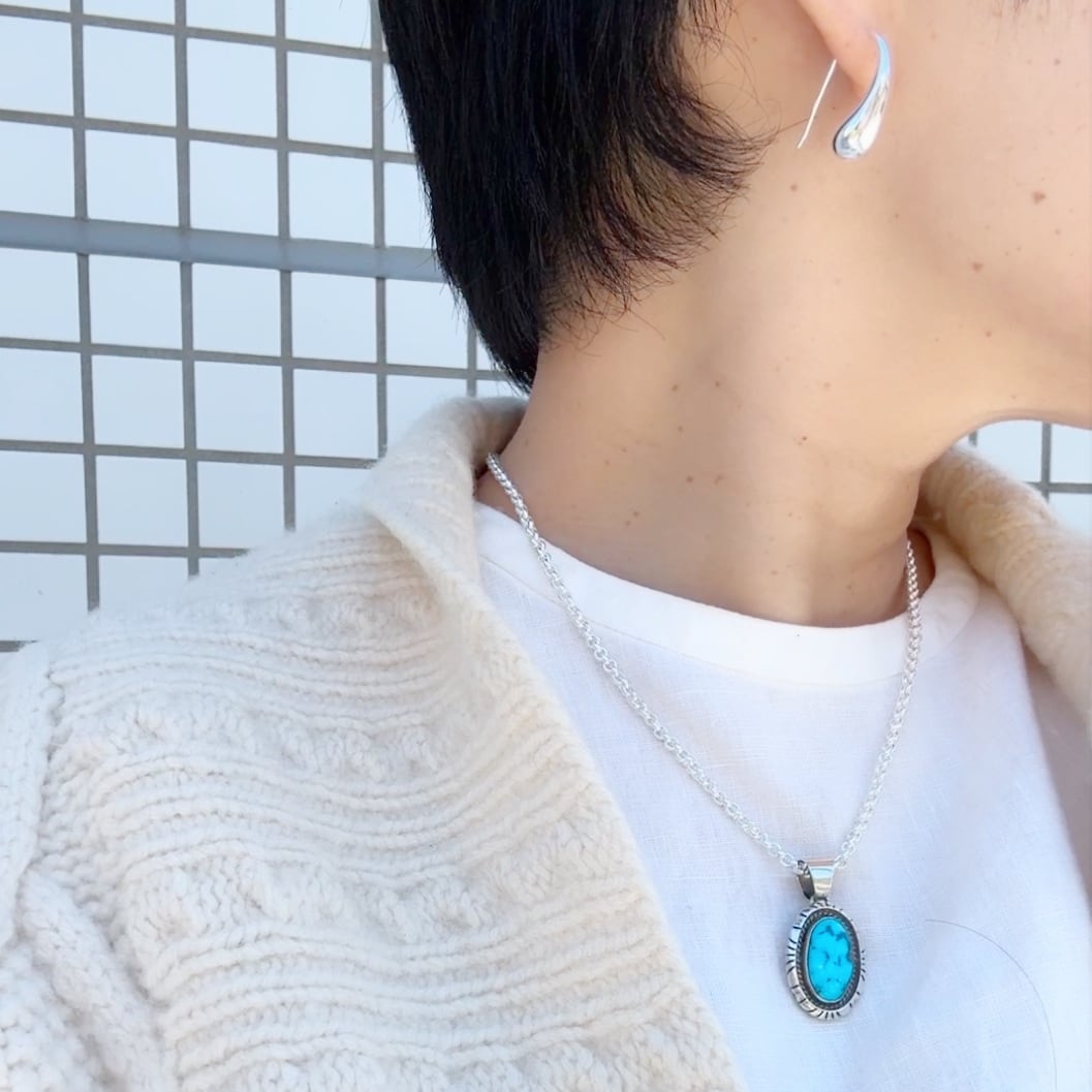 Indian Jewelry 》モレンシ ターコイズ 一点物 ペンダント Indian Jewelry 》モレンシ ターコイズ 一点物 ペンダント