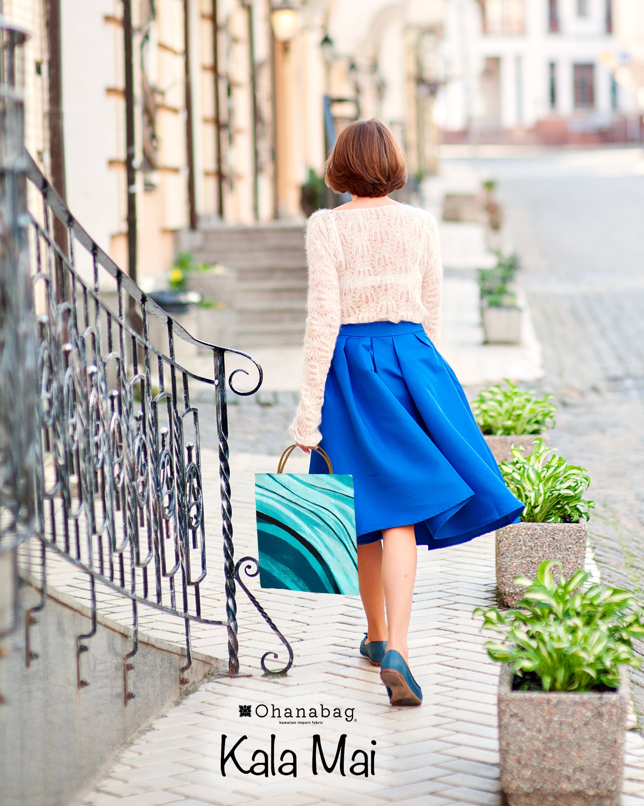 新発売のトート【Kalamai・ワイレレ】Hawaiian_OhanaBag/Kalamai_014<ストラップなし>