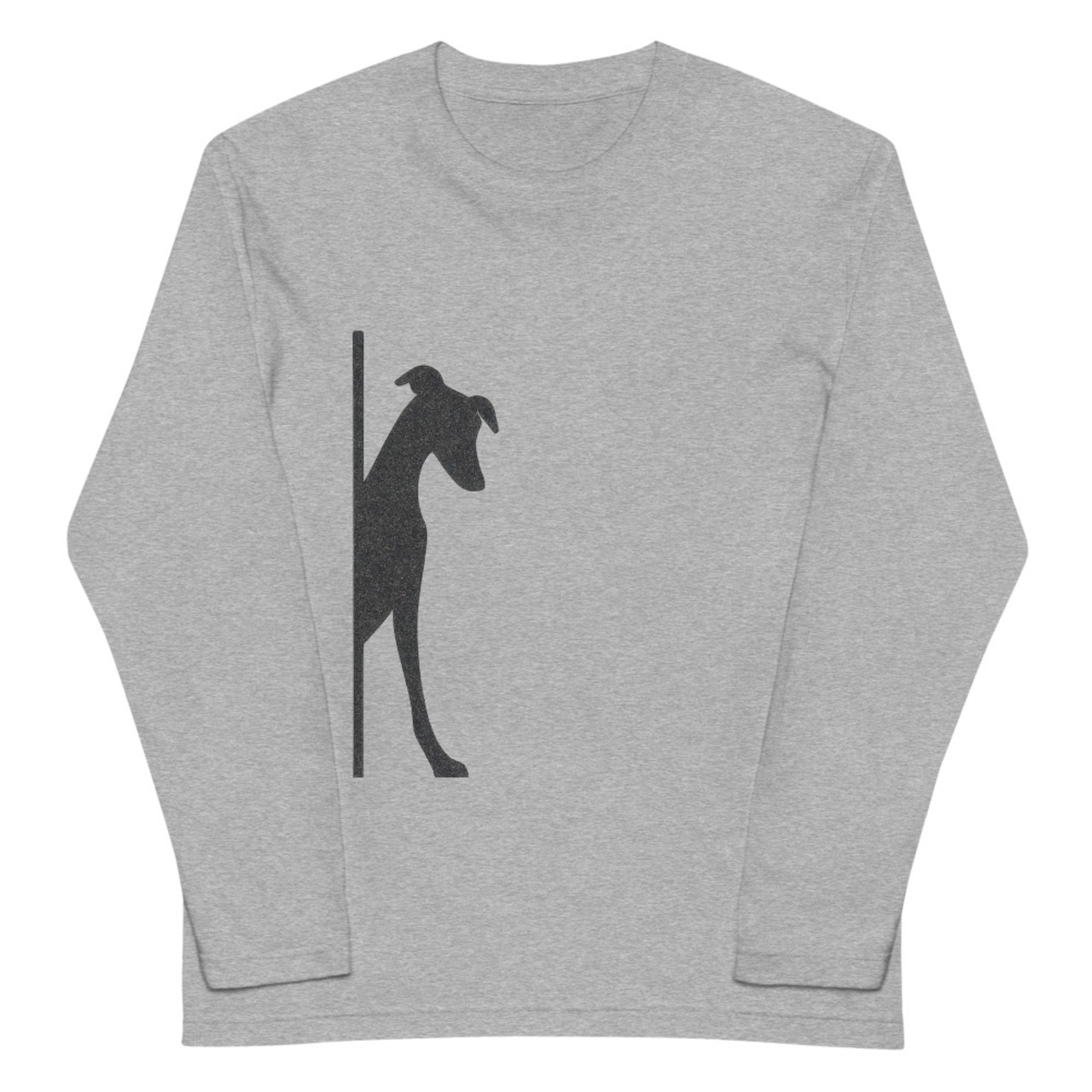 Peeking Grace ユニセックス長袖Tシャツ A0198