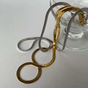 snake necklace　ステンレスネックレス