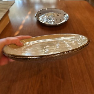 園田空也／7寸平皿　①