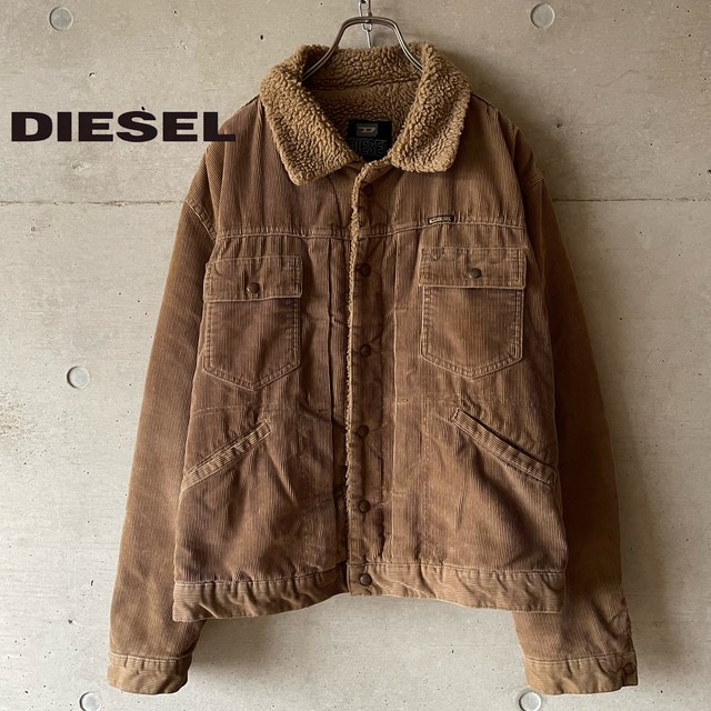 【DIESEL】made in Italy 90's corduroy jacket(msize)0323/tokyo