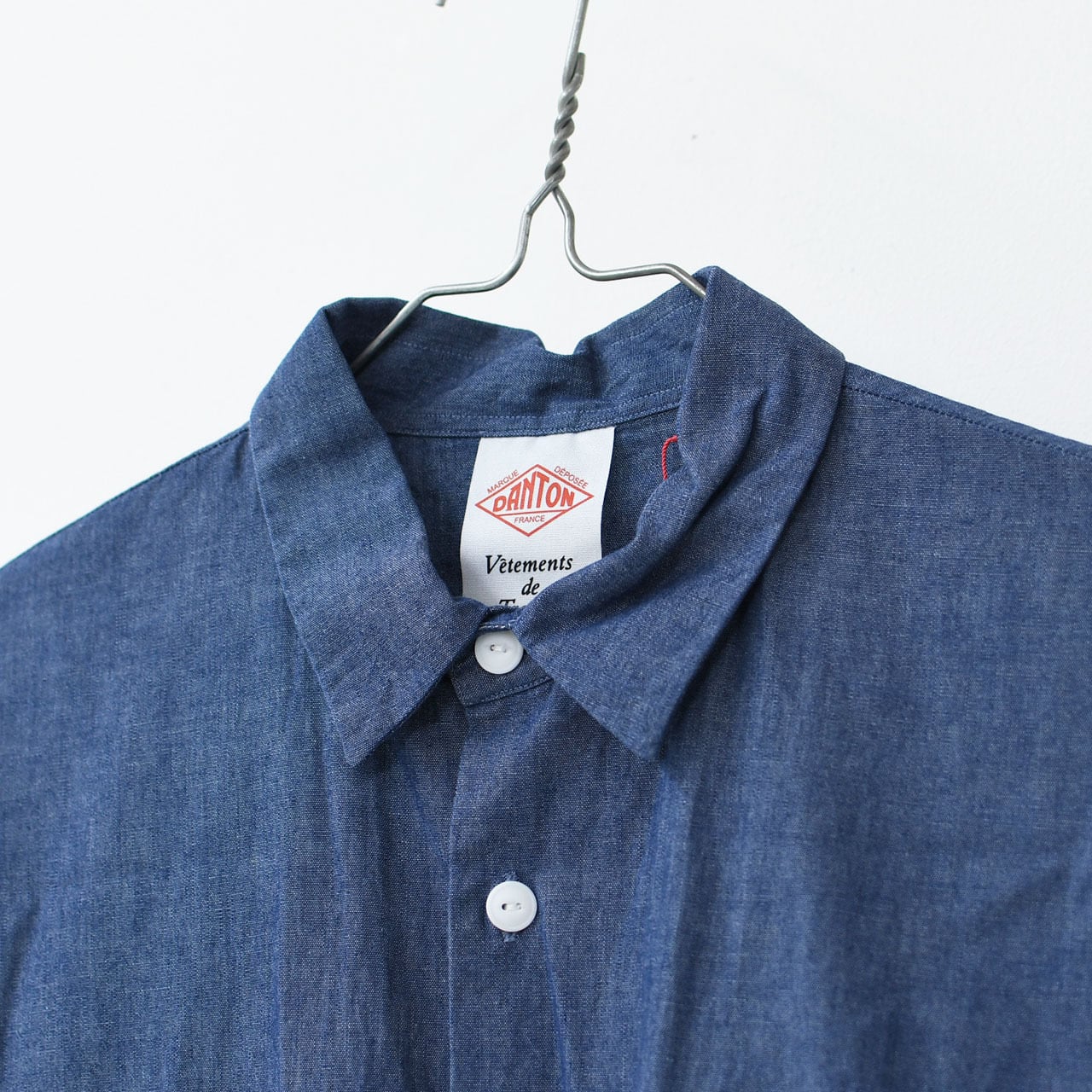 DANTON [ダントン] W COTTON CHAMBRAY WORK SHIRT [DT-G0091SCA