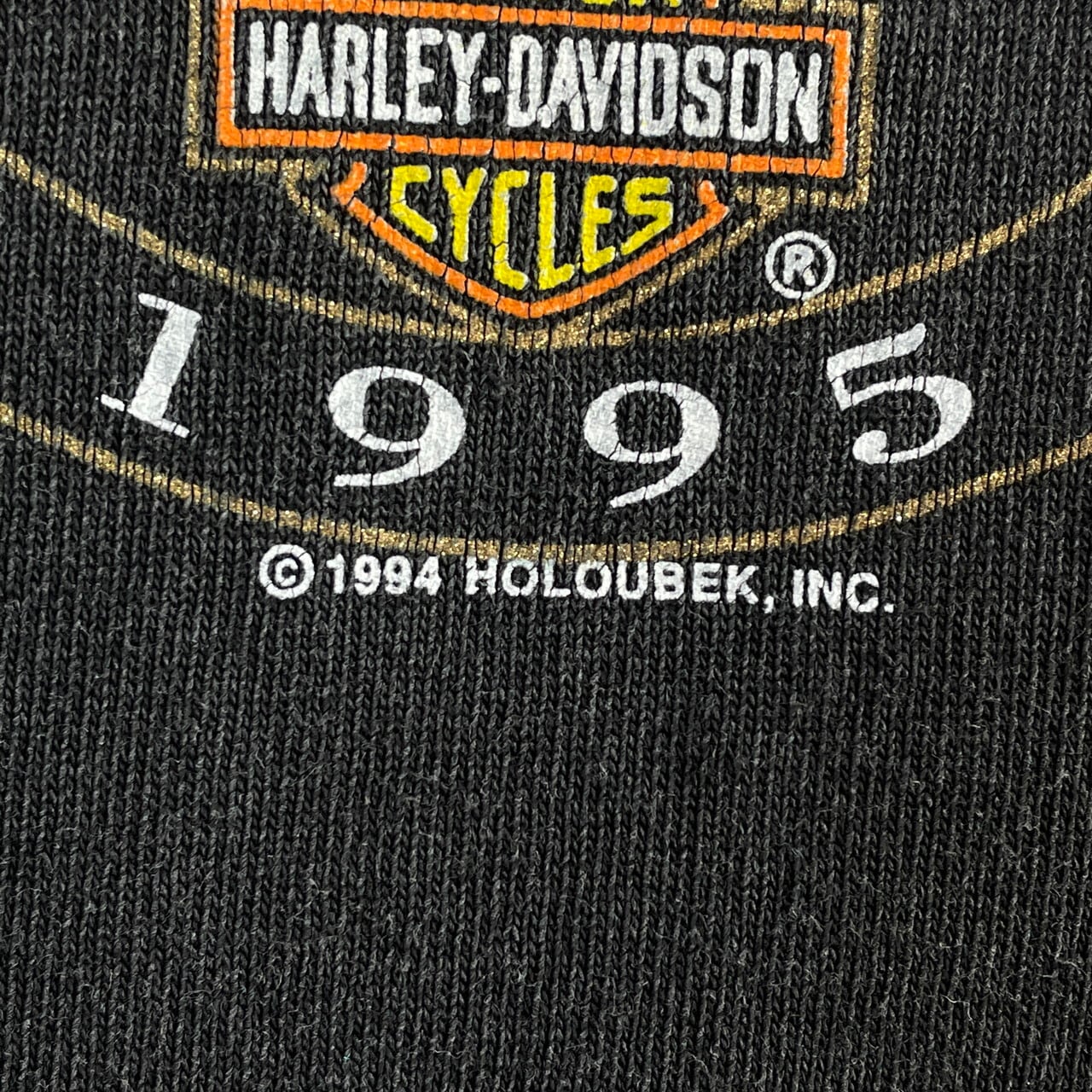 90年代 Harley-Davidson ハーレーダビッドソン イーグル ロゴプリント
