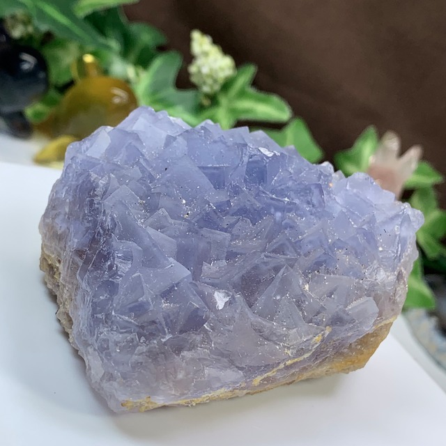 24.幻想的な色合い☆ヤオガンシャン産・ブルーフローライト原石