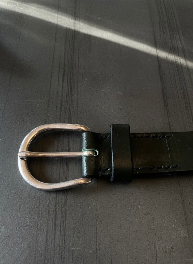 ブライドルレザー ダークグリーン ベルト