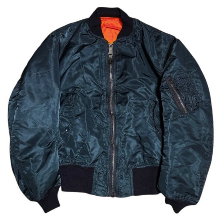 稀少 ALPHA INDUSTRIES 80s 旧タグ USA製 ビンテージ MA-1 フライト
