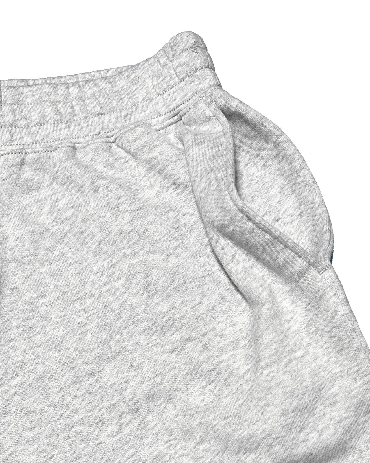 BASIC ONE POINT LOOSE FIT SWEAT SHORTS - GRAY