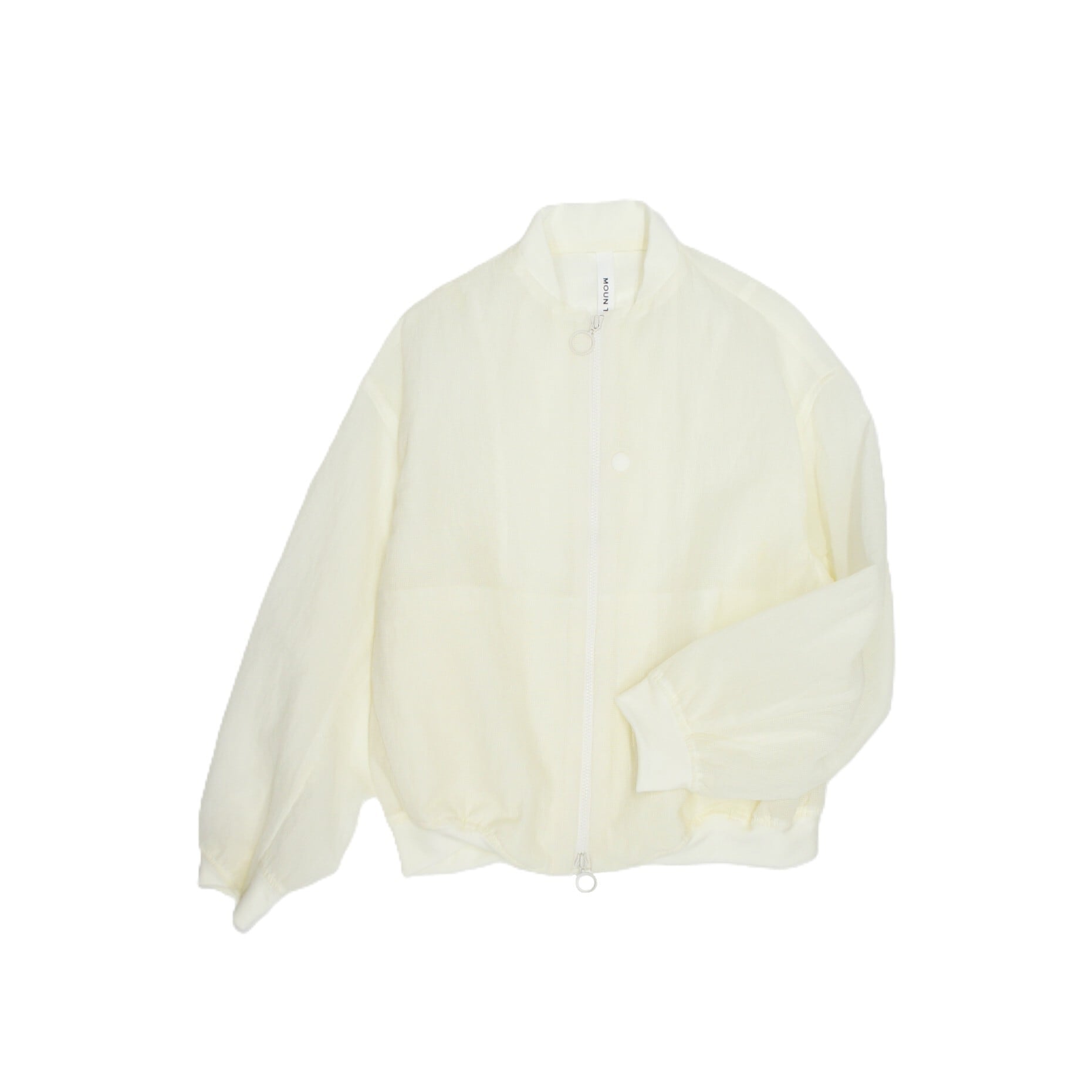【clore＋】Airy Soft-Sheer Blouson ホワイト CLORE＋ クロレ Airy Soft-Sheer Blouson - メルカリ