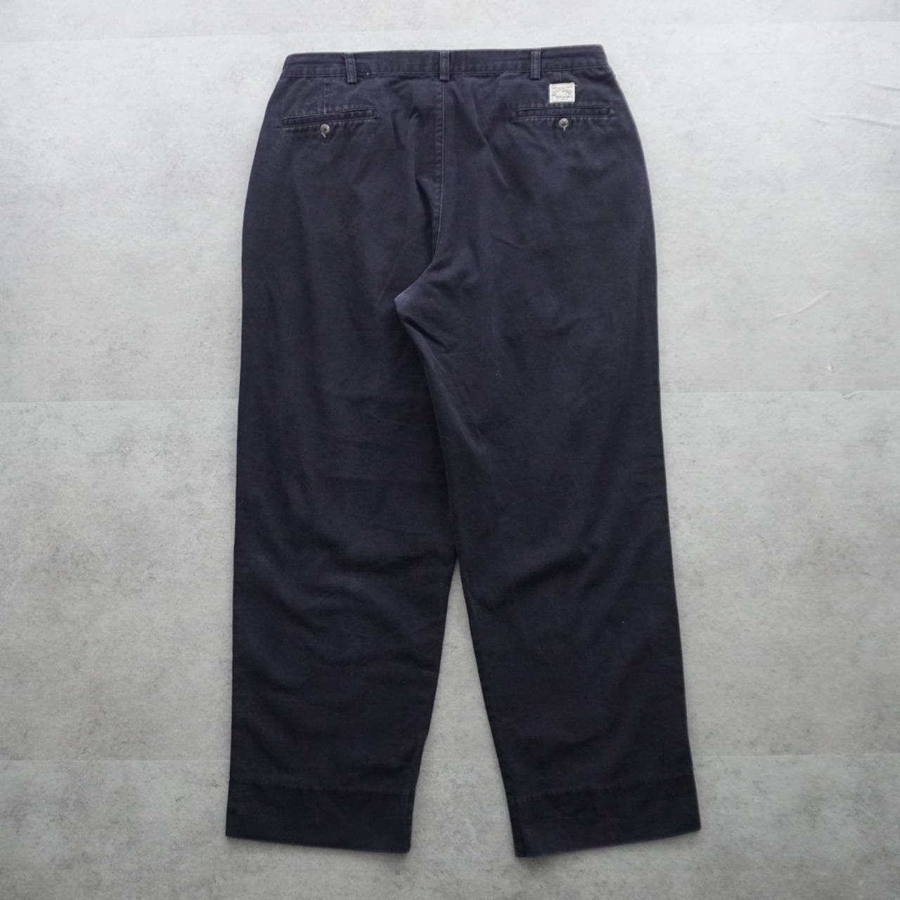 90s 初期型 Polo by Ralph Lauren POLO CHINO dark navy [W36.5L30相当] 古着 - 3
