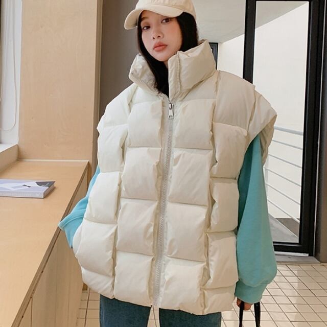 予約販売】ダウンベスト ベスト レディース アウター ブラック