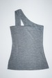 jun mikami - one shoulder tank top