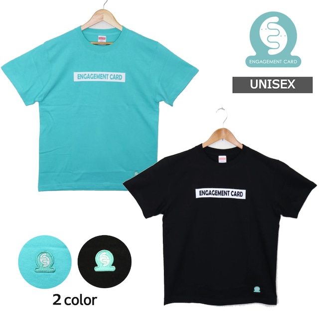 【選べる２色/シンプルロゴデザイン】オリジナル Tシャツ メンズ レディース ユニセックス  エンゲージメントカード