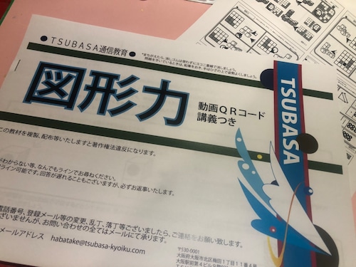 図形力！全動画講義つき。（回転・重ね図形・展開・軸回転・四方から・切った断面等）