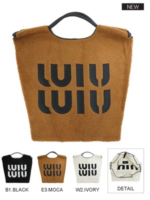 ミカーレミカーレ MICALLEMICALLE_WINもこもこトートバッグ