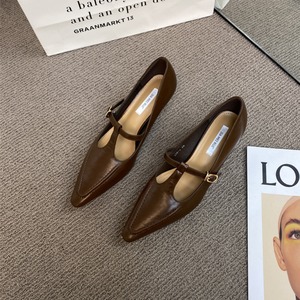 ベルトストラップポインテッドトゥパンプス　3色　00803