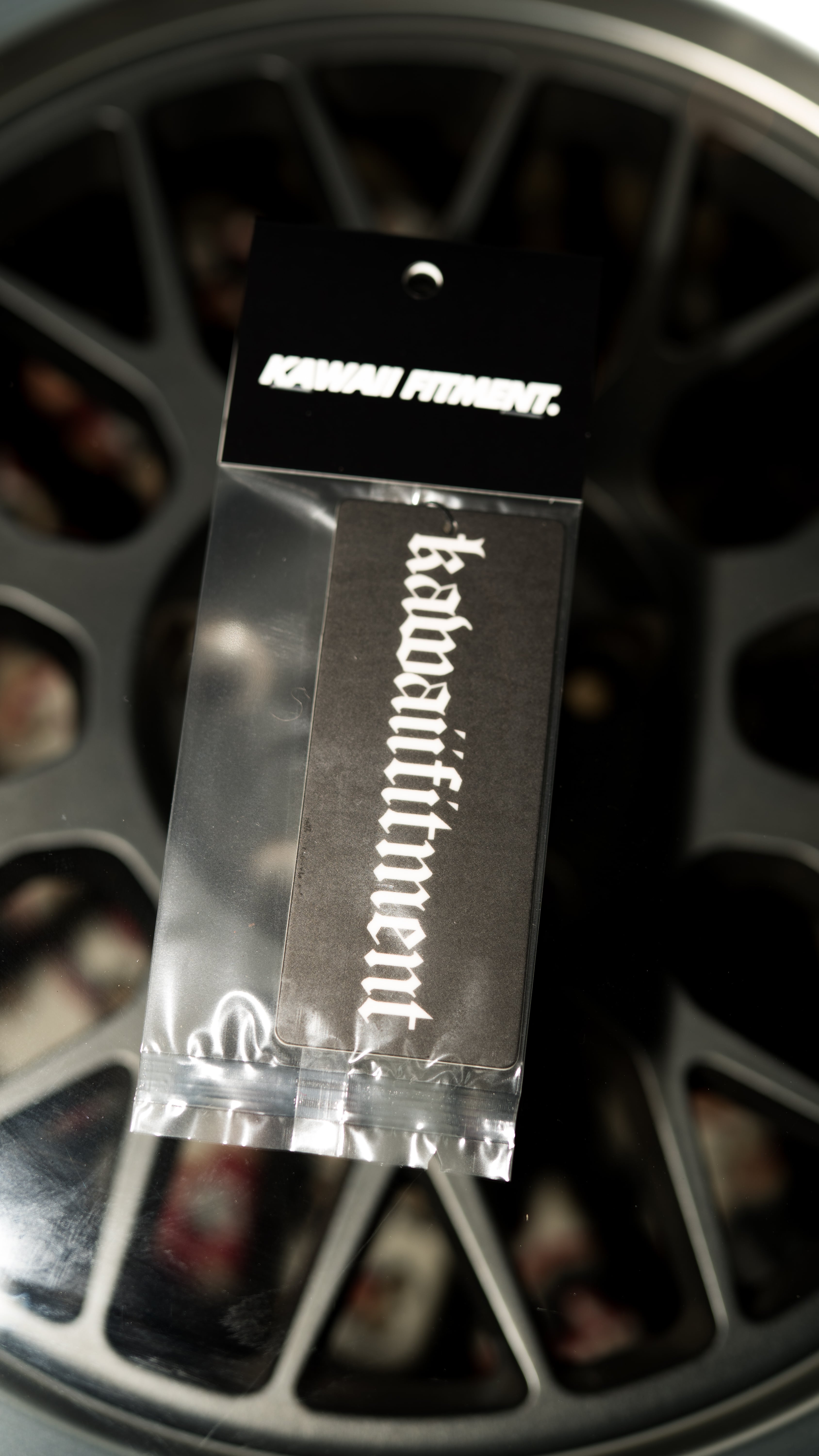 KF steering wheel ver.05 black / black | KAWAII FITMENT.