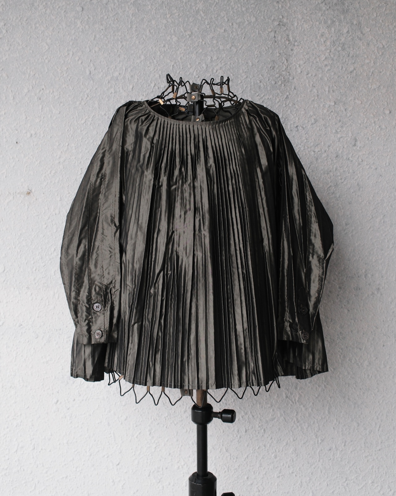 1990s PRADA NYLON PLEATS TOPS