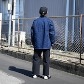 SAYATOMO / 2-Tack Cutoff Wide Denim Pants