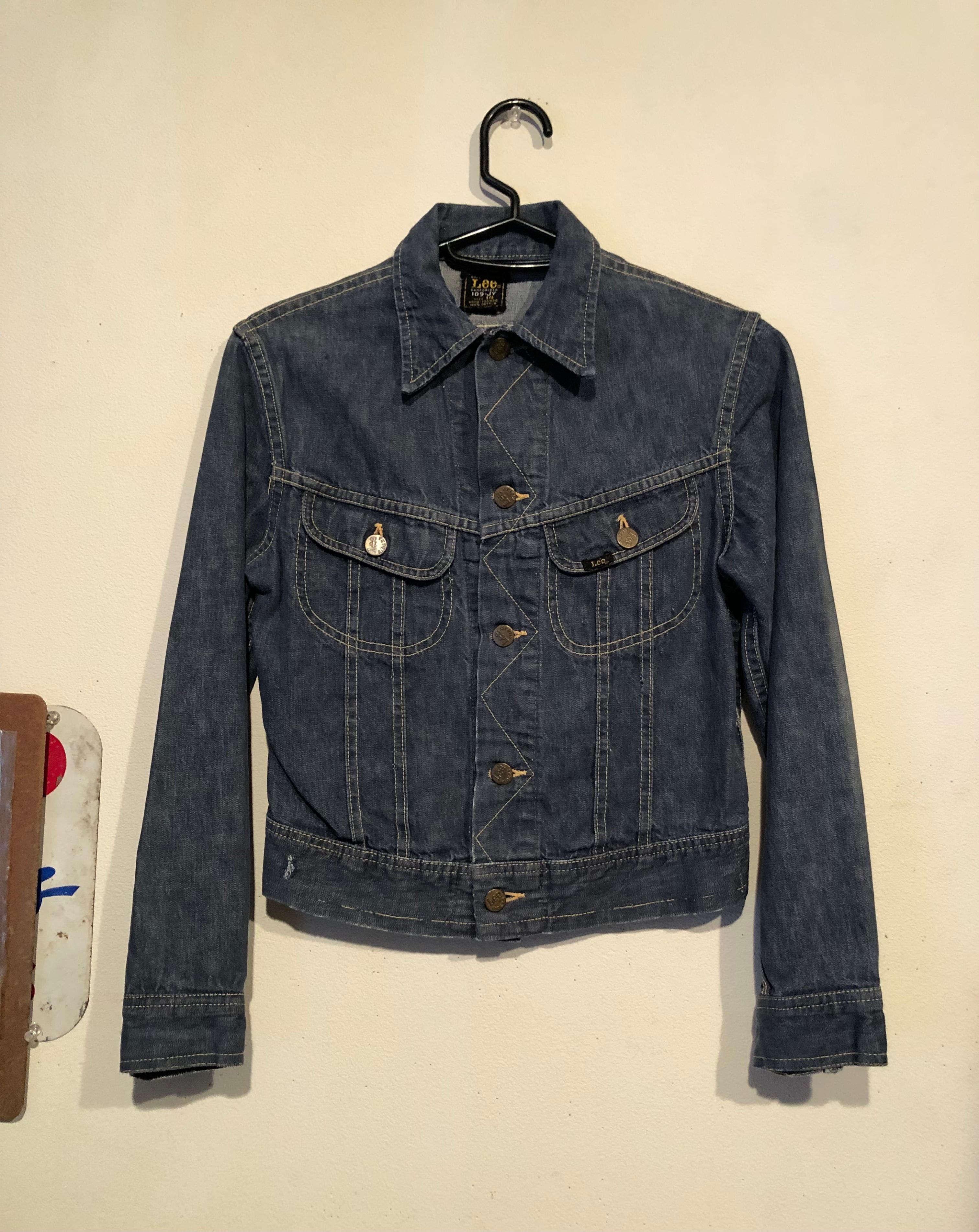 60〜70年代頃モンゴメリーワードデニムジャケットサイズ44ブランケット付 60's~70's モンゴメリーワード デニム カバーオール ブランケット