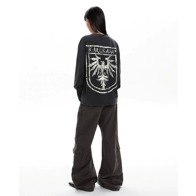 エンブレムグラフィックヴィンテージライクルーズTシャツ 1col R02705