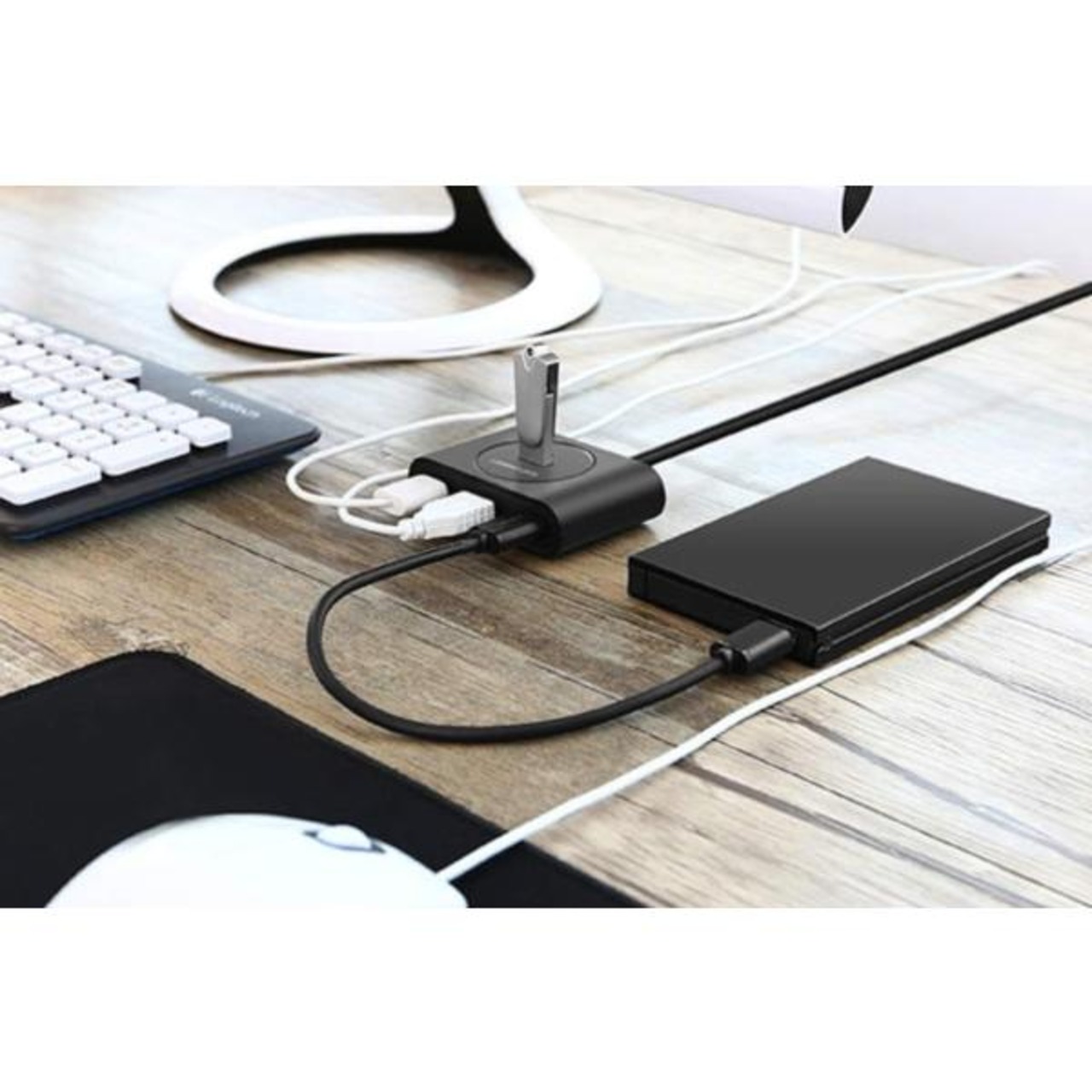 Formosa Japan USB 3.0 HUB 4ポート Windows Mac PC HDD 対応 黒 IF-U3P4BK