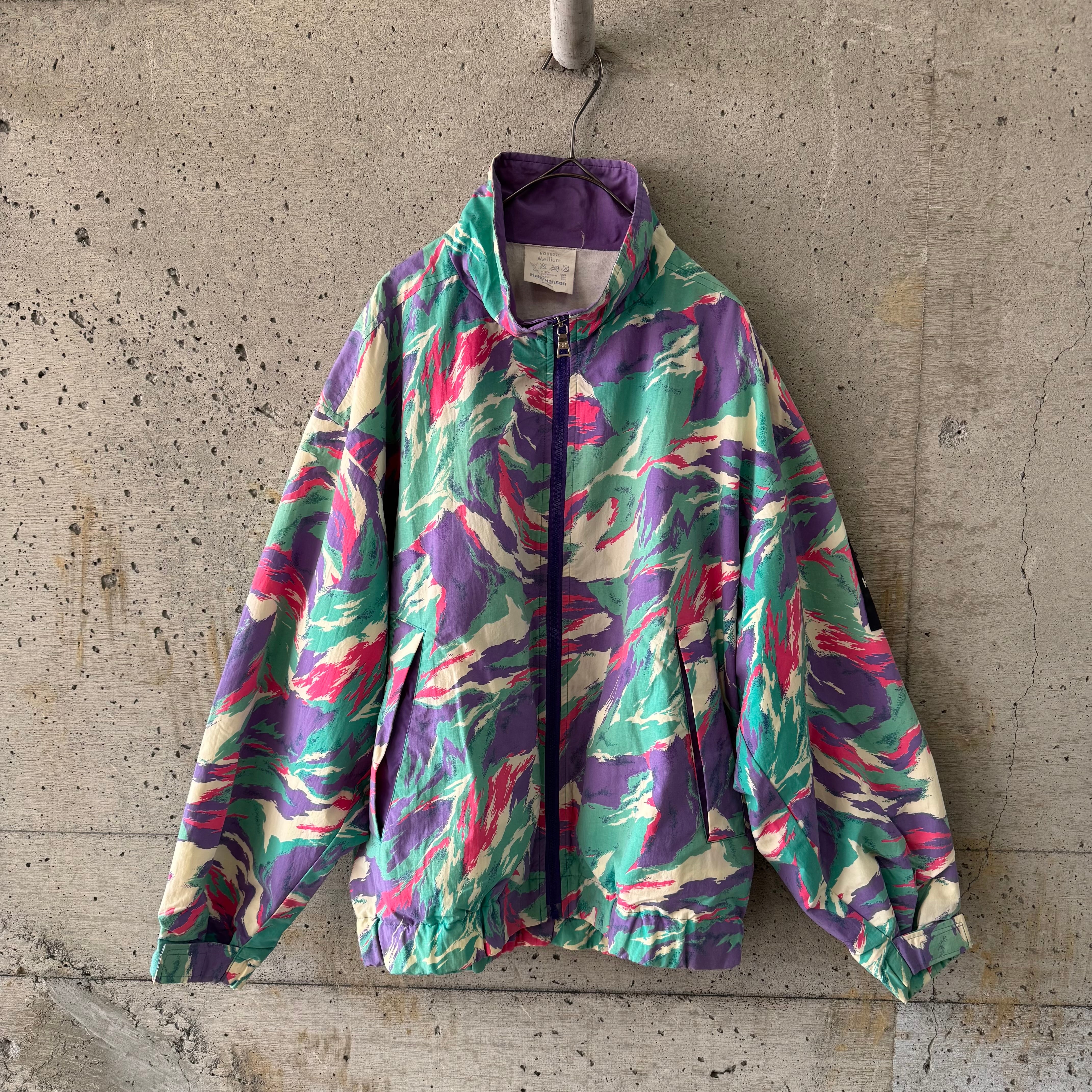 Colorful patterned blouson