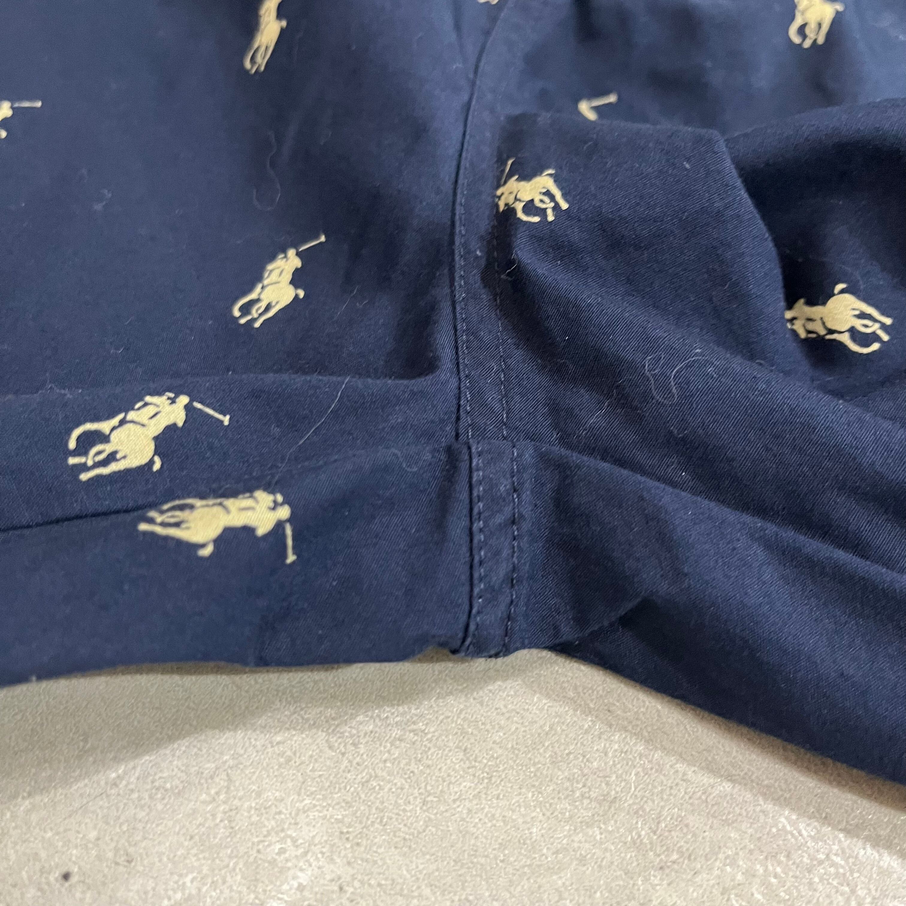 size:L【 POLO Ralph Lauren 】ポロ ラルフローレン 総柄ポニー ...