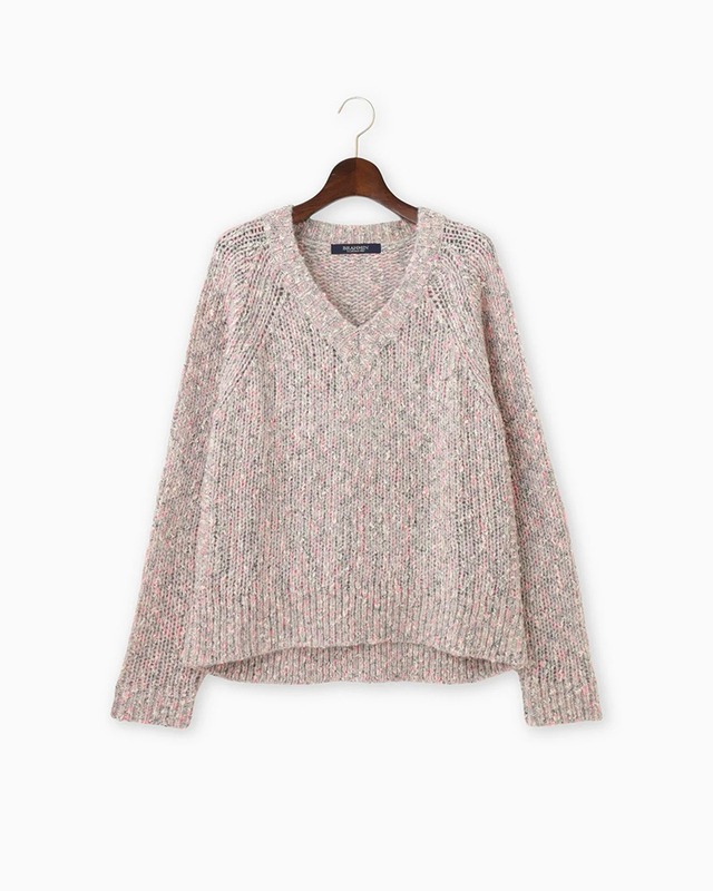 Loop yarn knit Pink / BRAHMIN