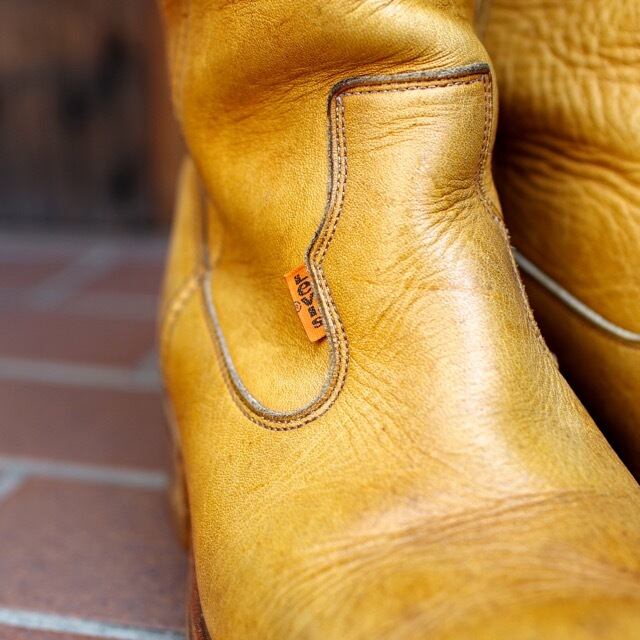 1970-80s Levi's Leather Long Boots / レア！リーバイス レザー ...