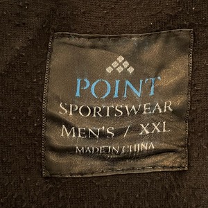 【POINT SPORTSWEAR】ハーフジップ プルオーバー フリース XXL ビッグサイズ US古着