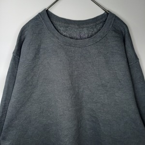 フルーツオブザルーム　クルーネック　スウェット　トレーナー　無地　グレー　M