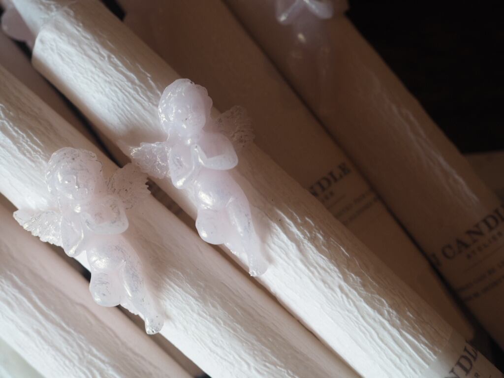 angel tapered candle | J candle キャンドル販売・空間演出・レッスン