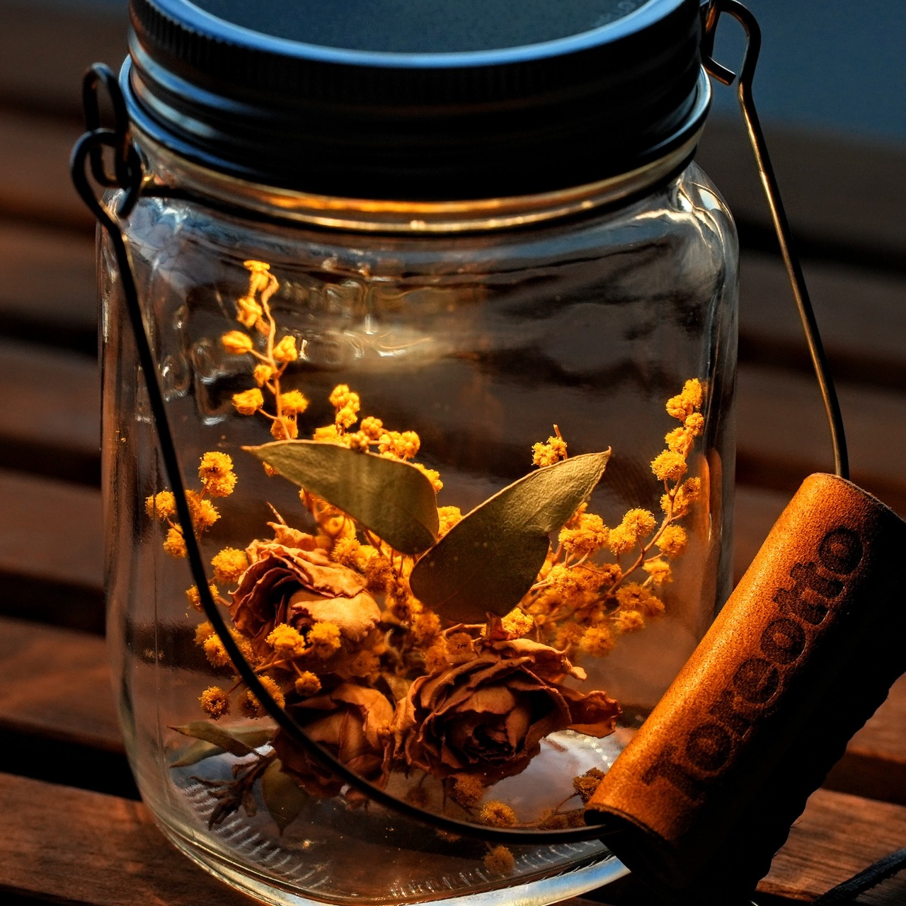 【クリスマスギフト】sonnenglas mini アンティークローズ&ミモザ2