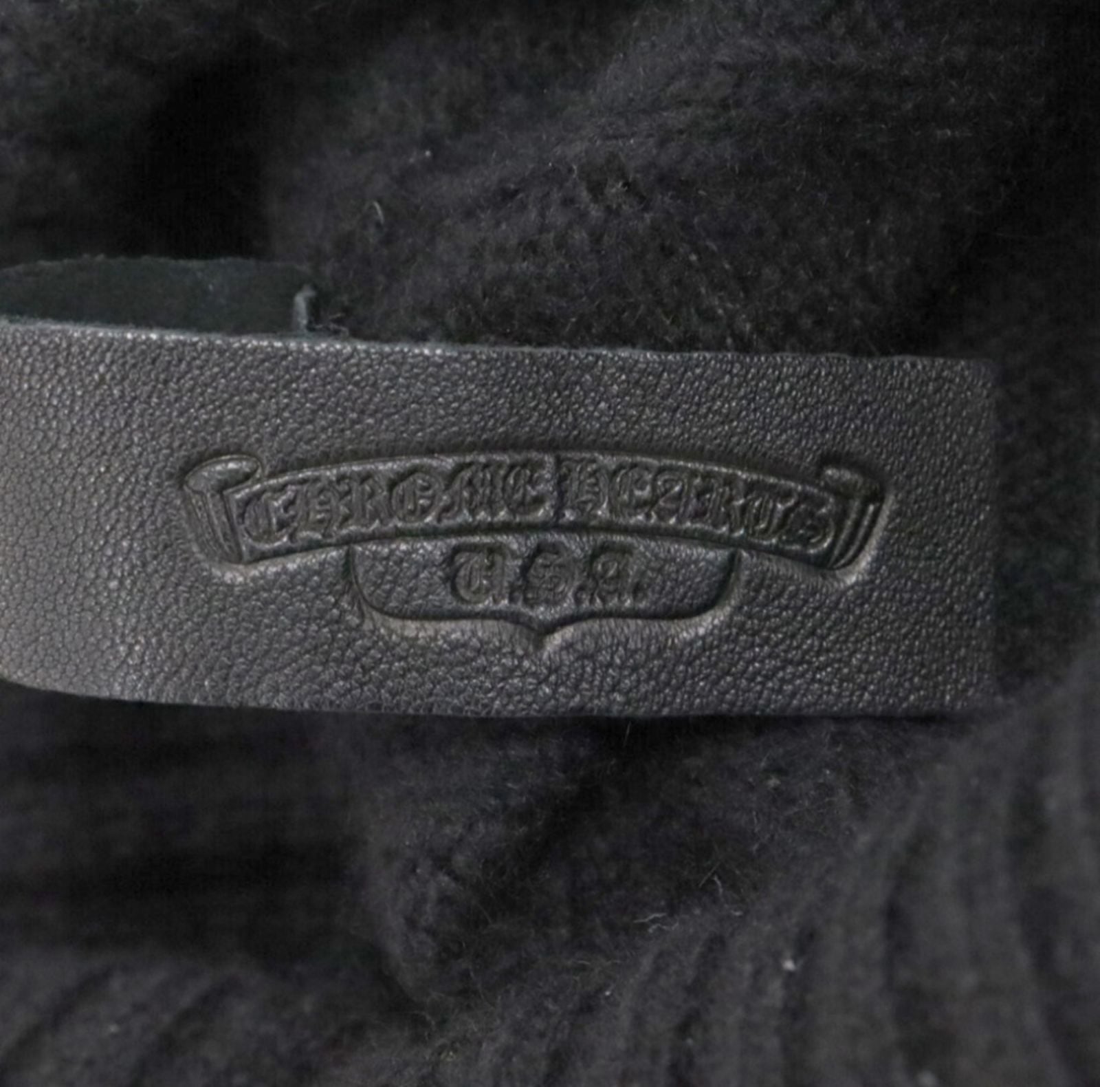 CHROME HEARTS クロムハーツ CHクロスパッチ付き カシミア CHROME HEARTS クロムハーツ CHクロスパッチ付き カシミア