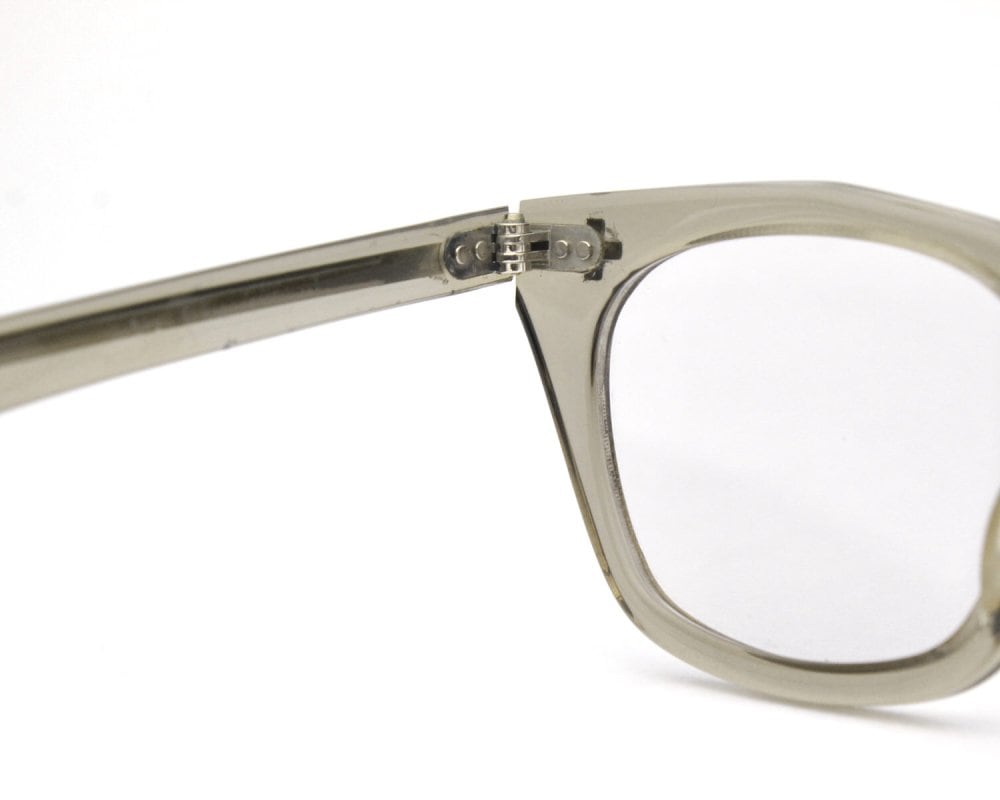 BAUSCH & LOMB Vintage Glasses [1960s-] Safety Cross Hinge Clear 46