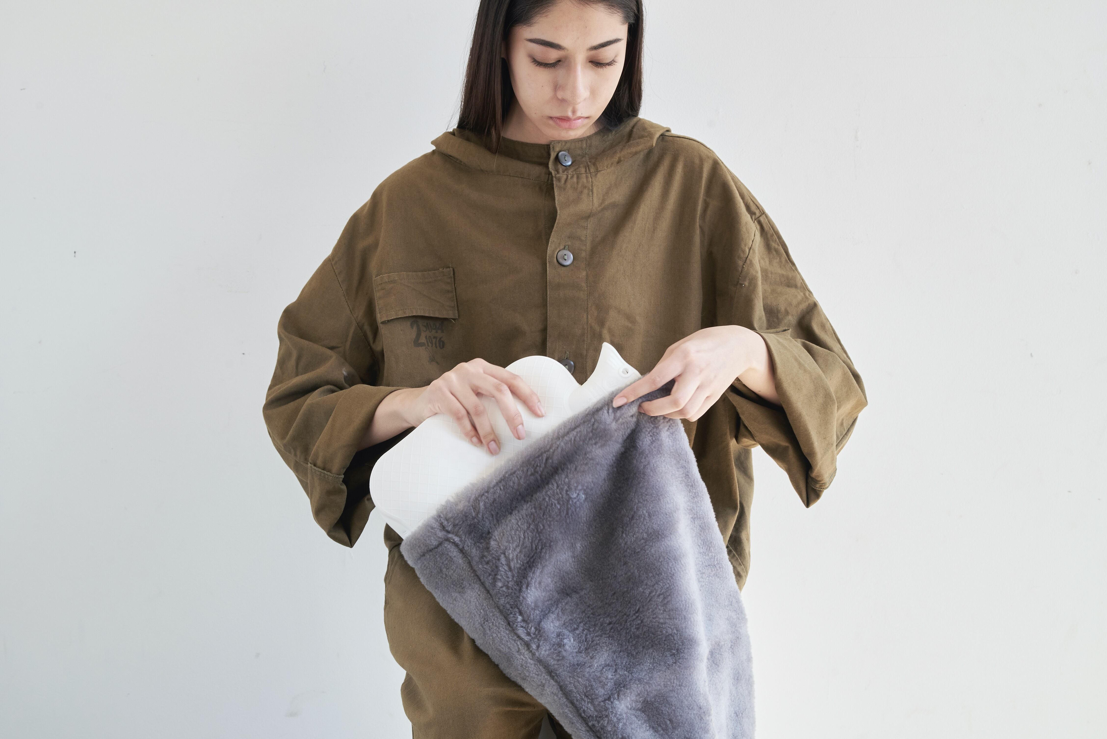 ウール毛布でつくった湯たんぽカバー（カバー＋湯たんぽセット）／USE